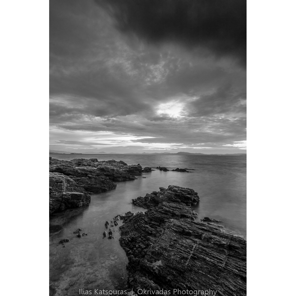 pelio sipias seascape serpent rock clouds πήλιο σηπίας τοπίο δόντια βράχος σύννεφα