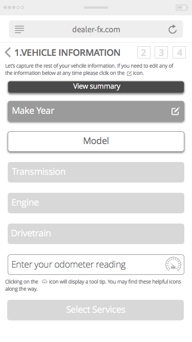 vehicle information