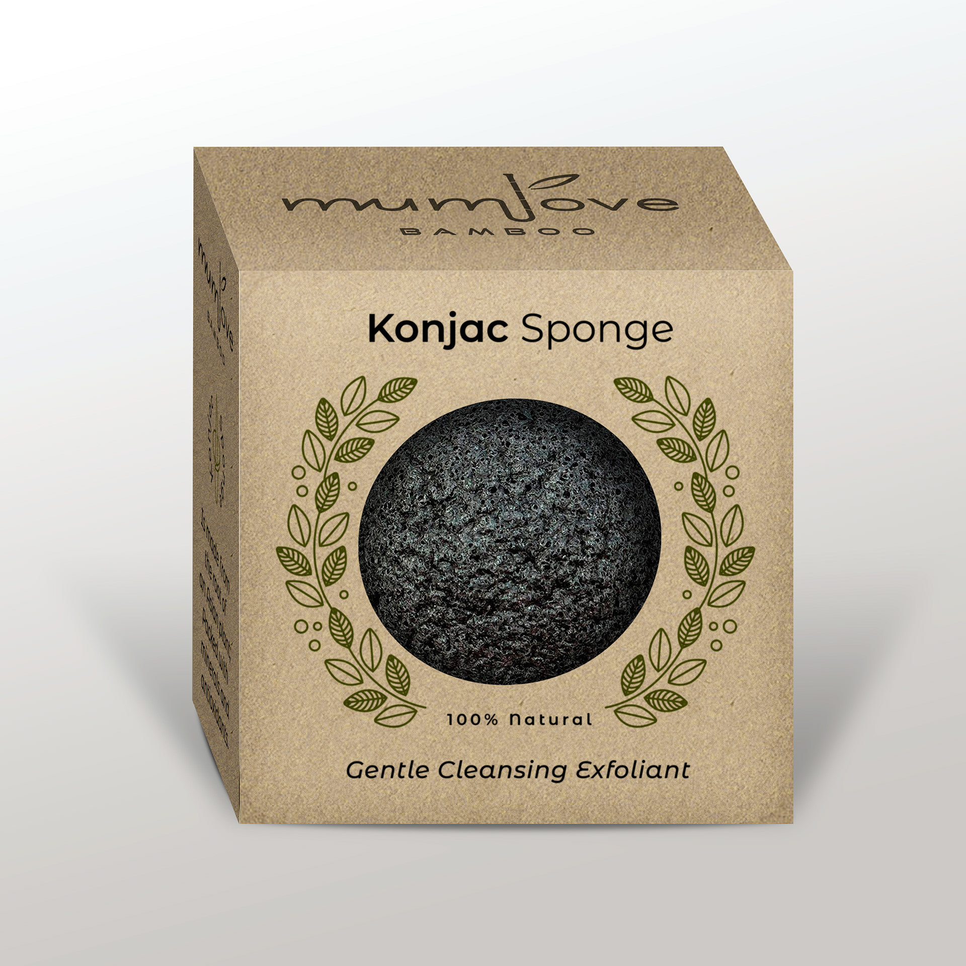 Front Side of Konjac Sponge