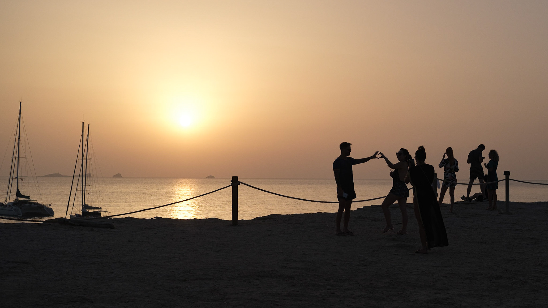 Sunset at Cala Comte