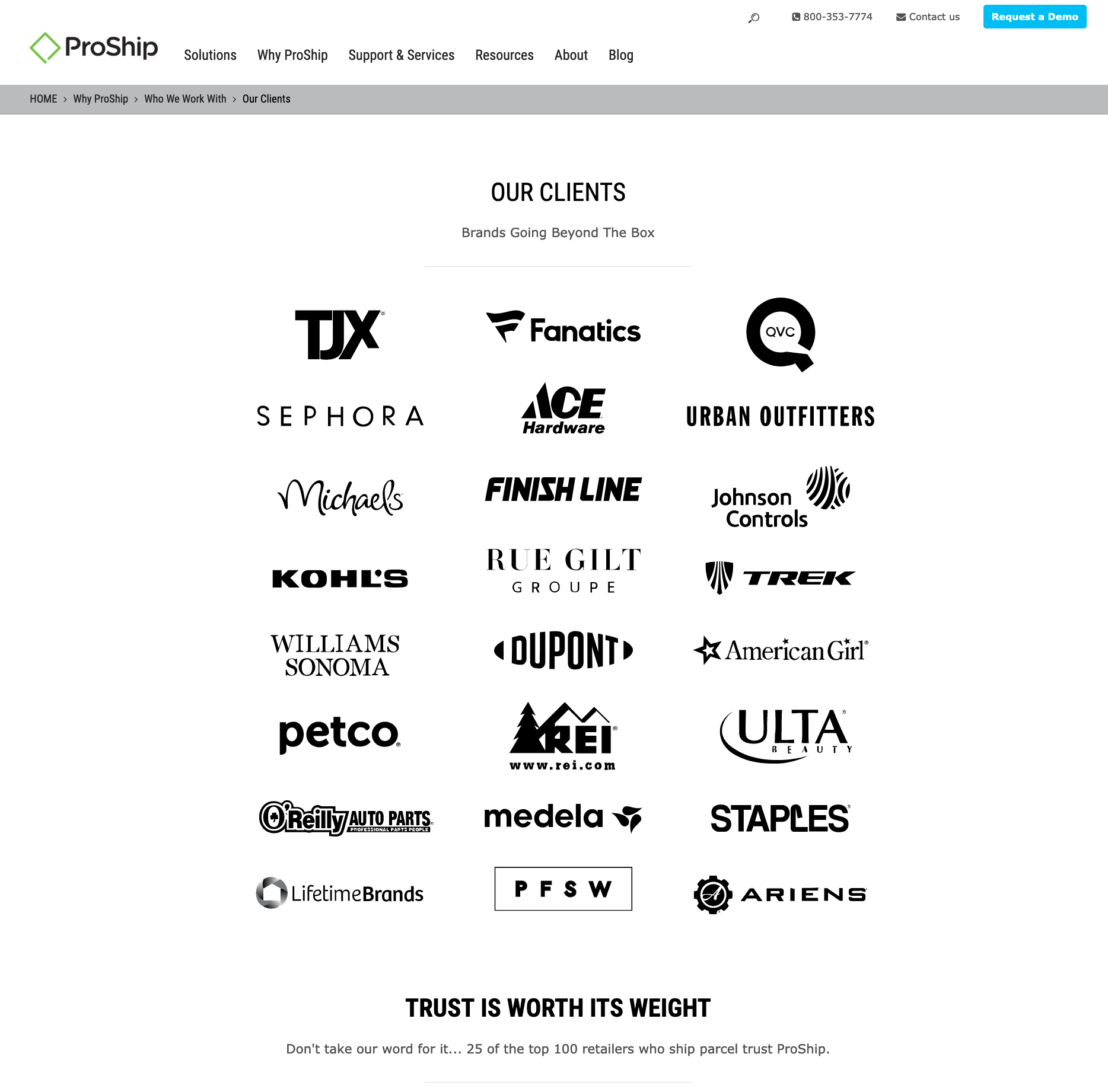 ProShip Inc Web Design