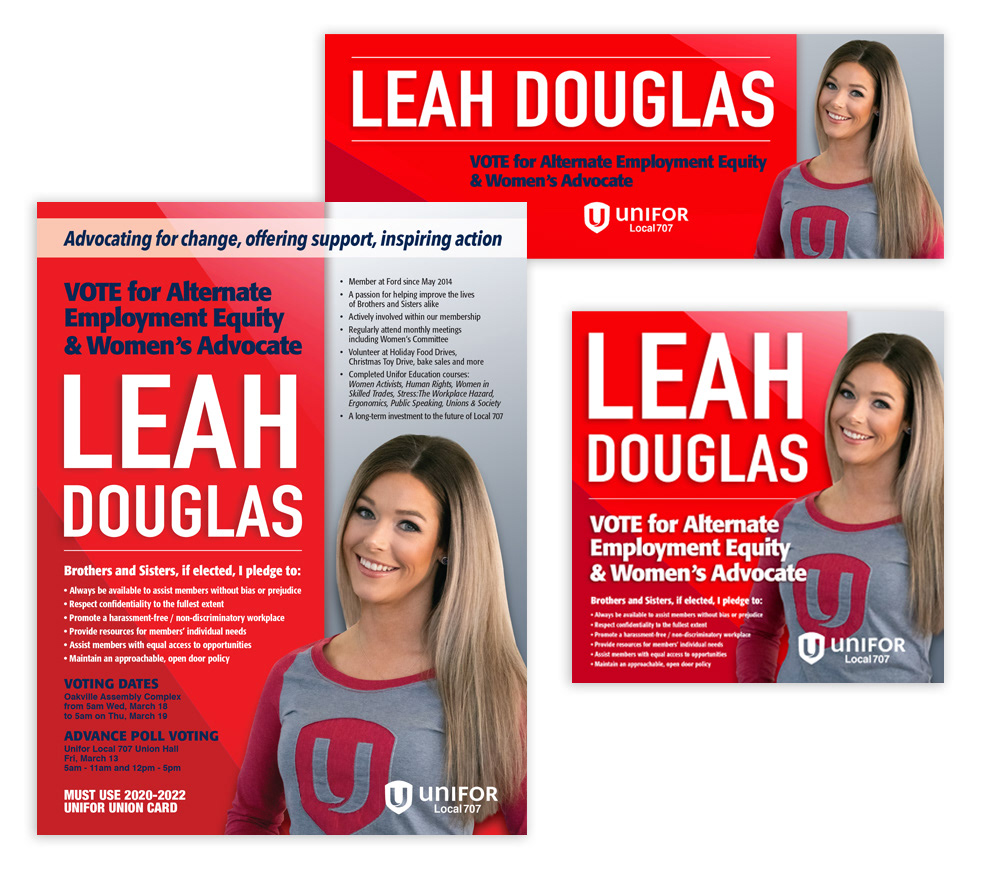 Campaign Materials - Leah Douglas