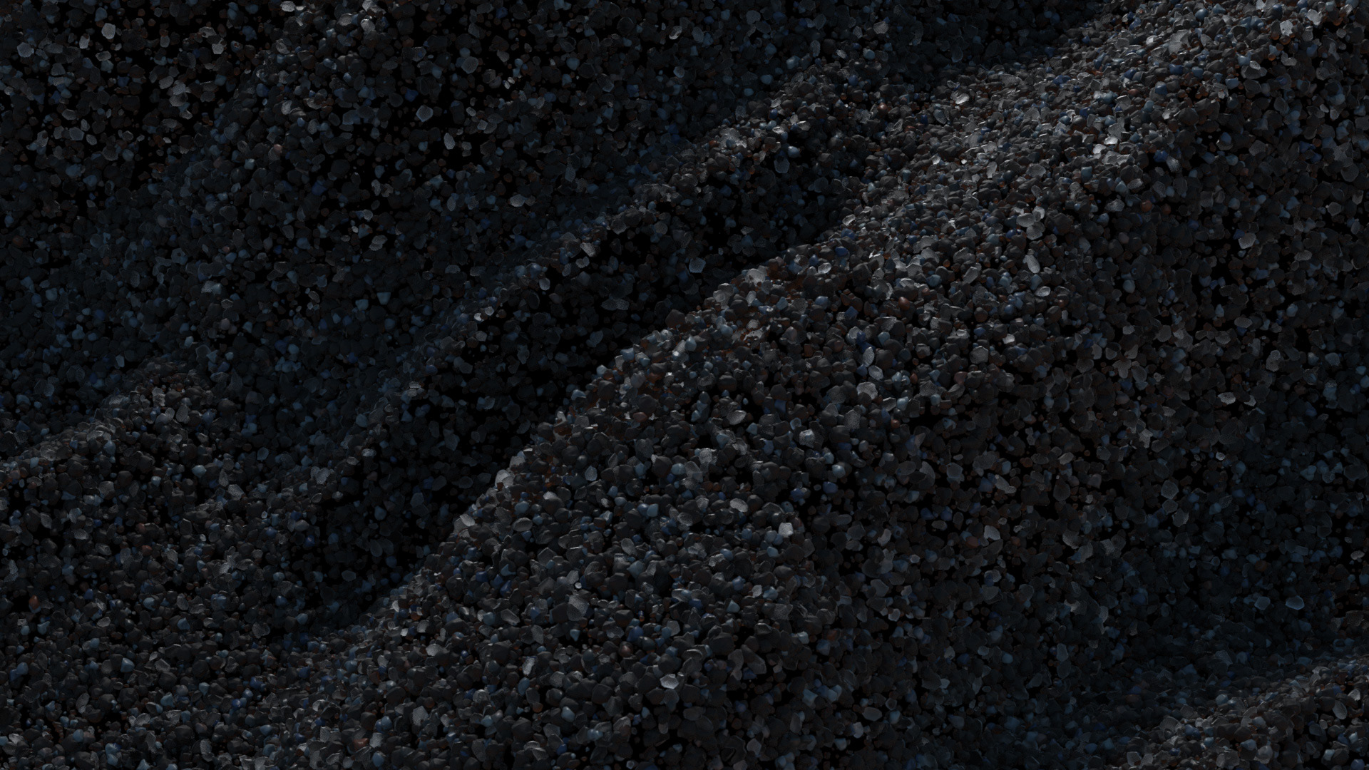 Песок черного цвета