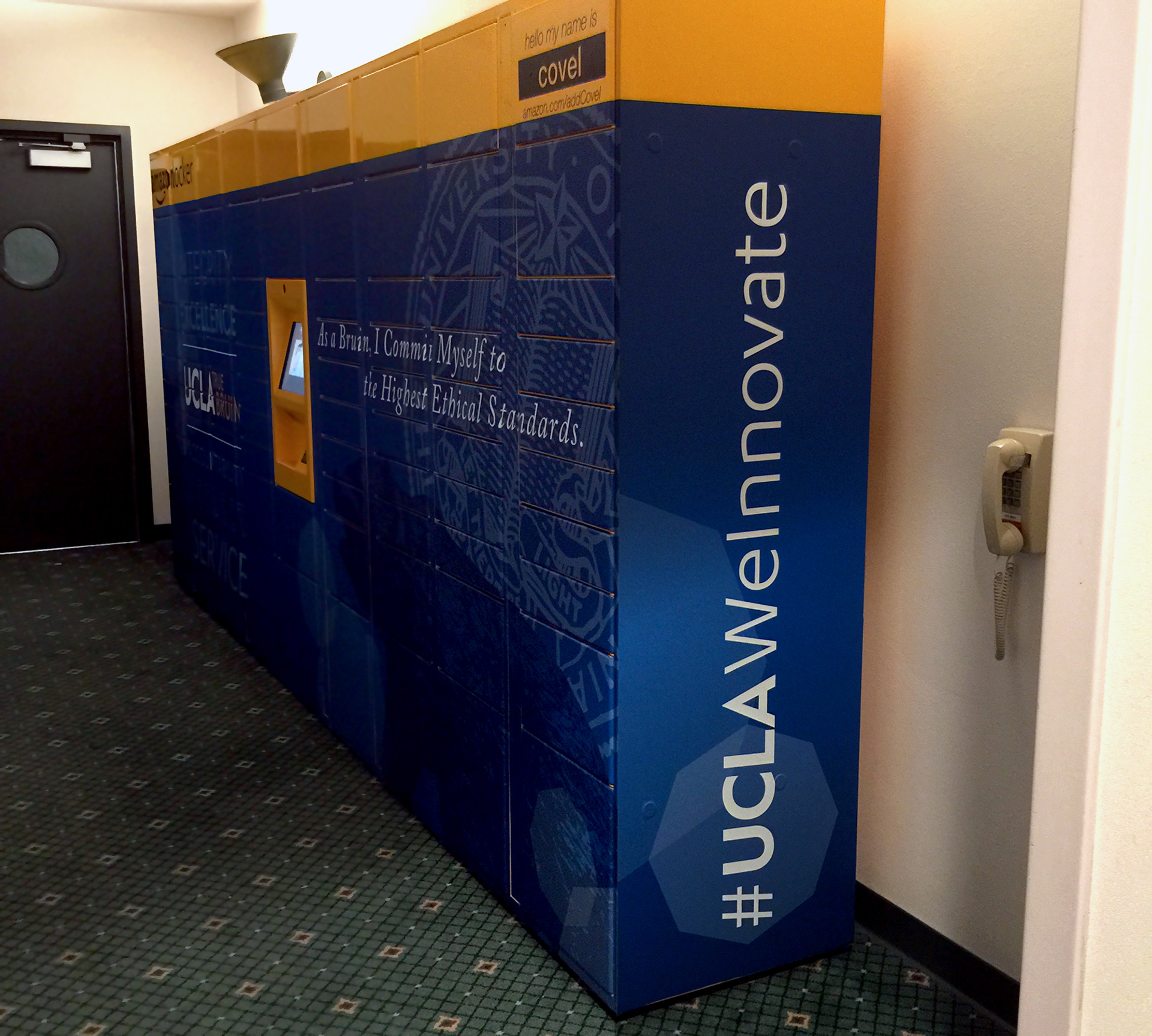 MQLDesign UCLA Branded Amazon Lockers