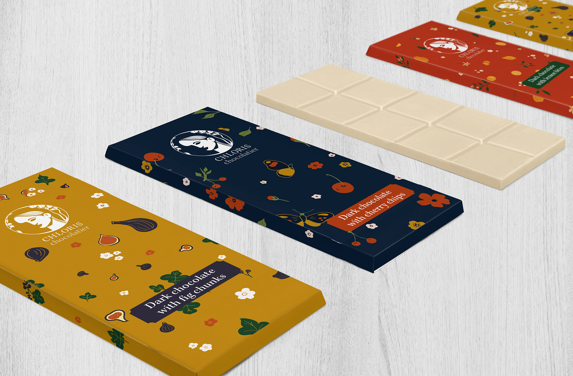 Chocolate package mockup