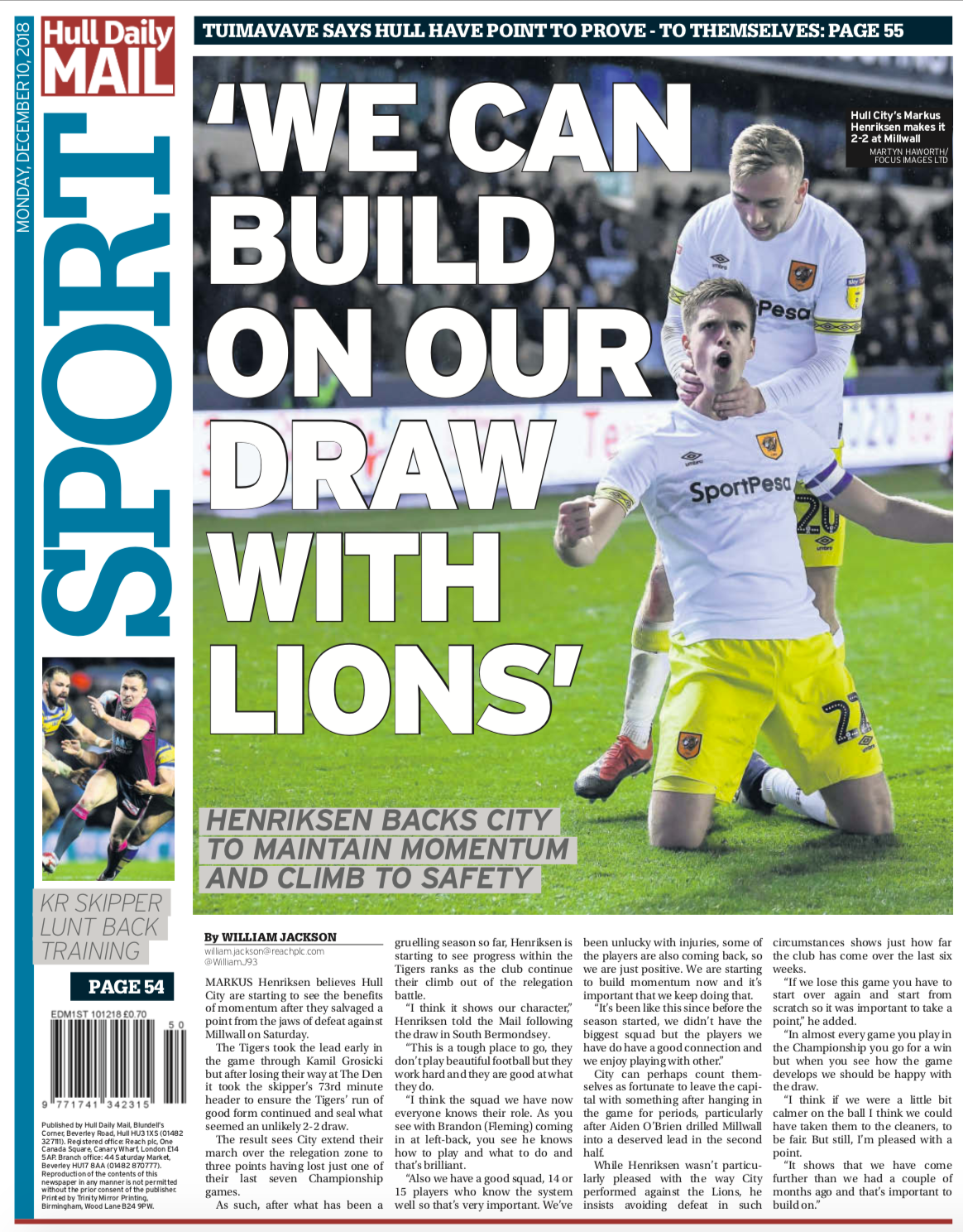 Focus Images - Hull Daily Mail - 10 DEC 2018