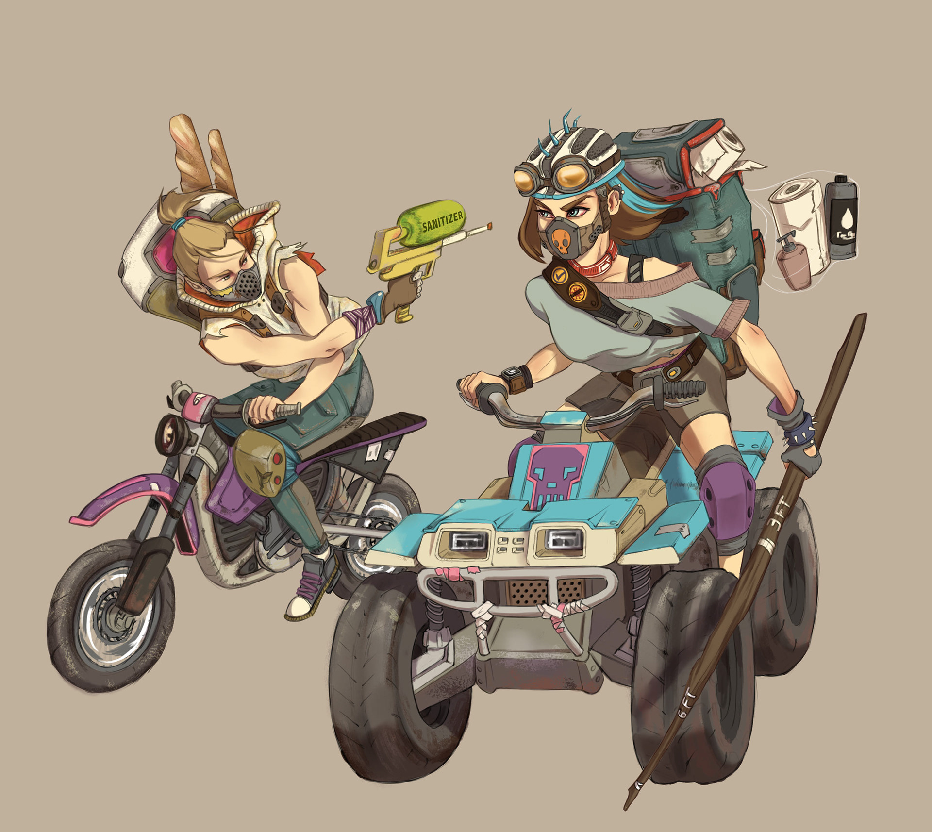 Flats, textures and shading