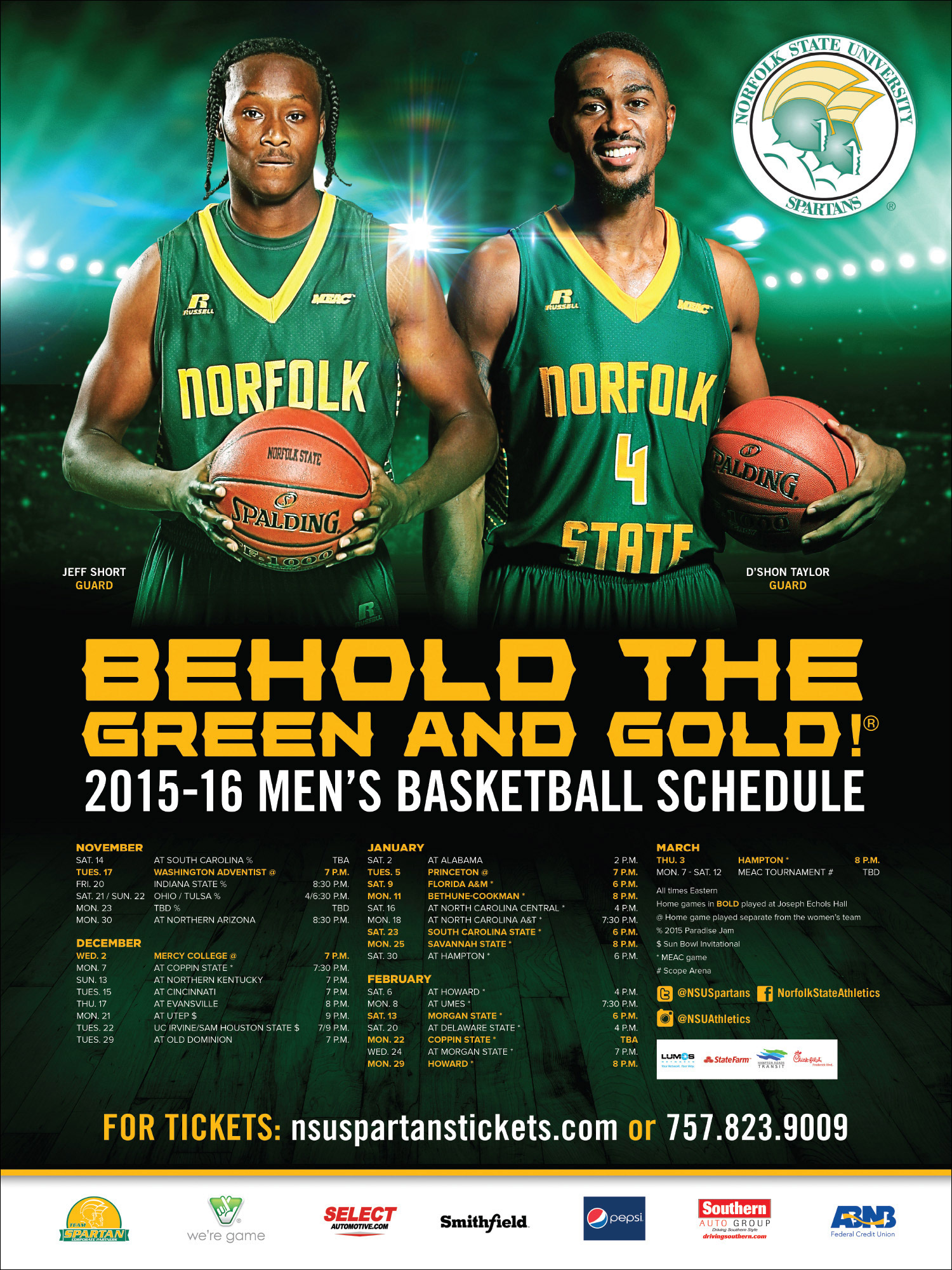 Raul Ferran - NSU Men's/Women's Basketball Posters