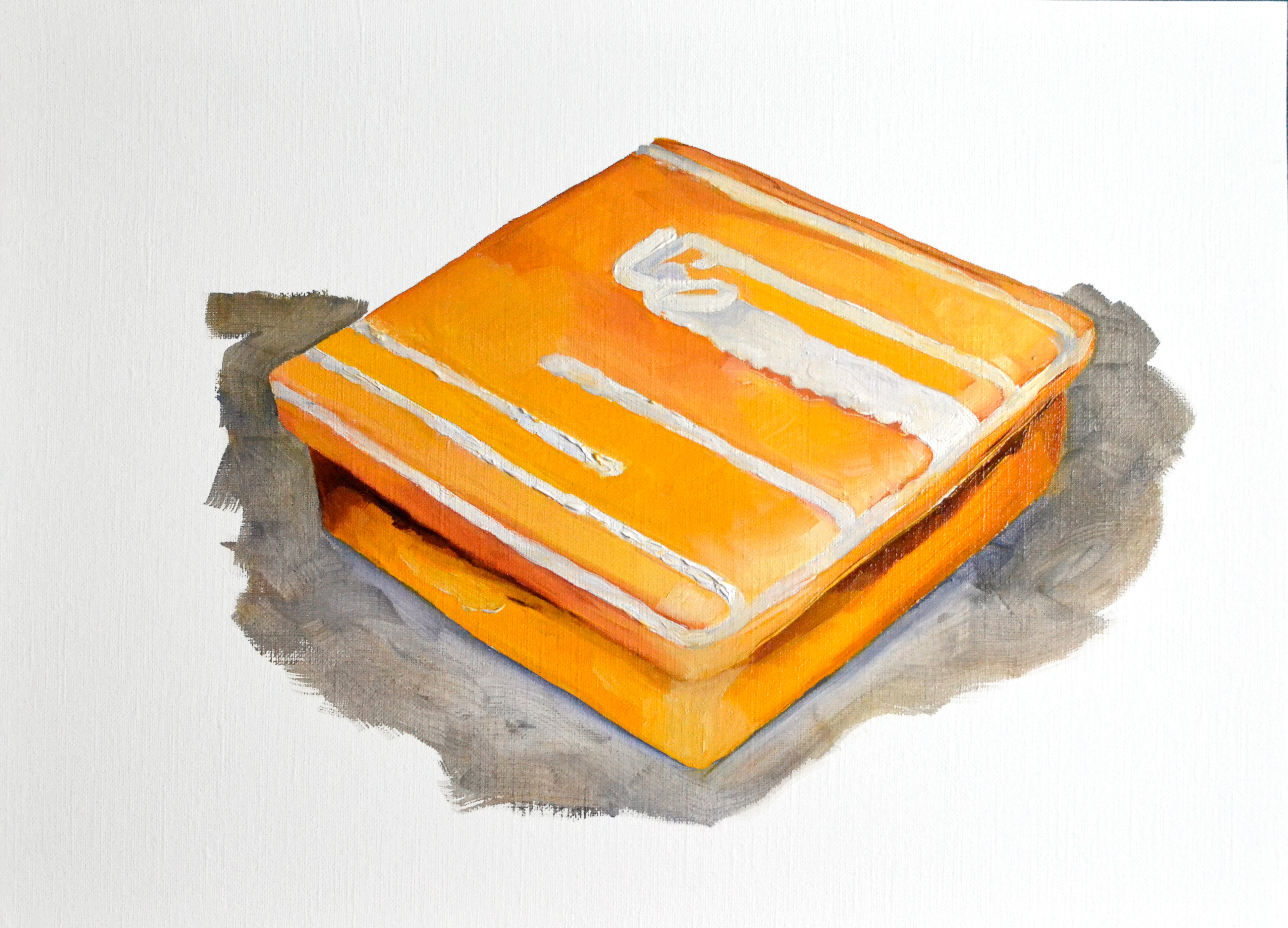 Cajita de recuerdos 02 - Óleo sobre papel - 24 x 30 cm - 50€