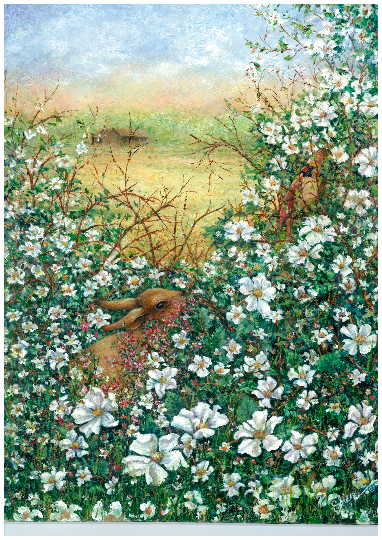 Soon There'll Be Berries - Oil Painting