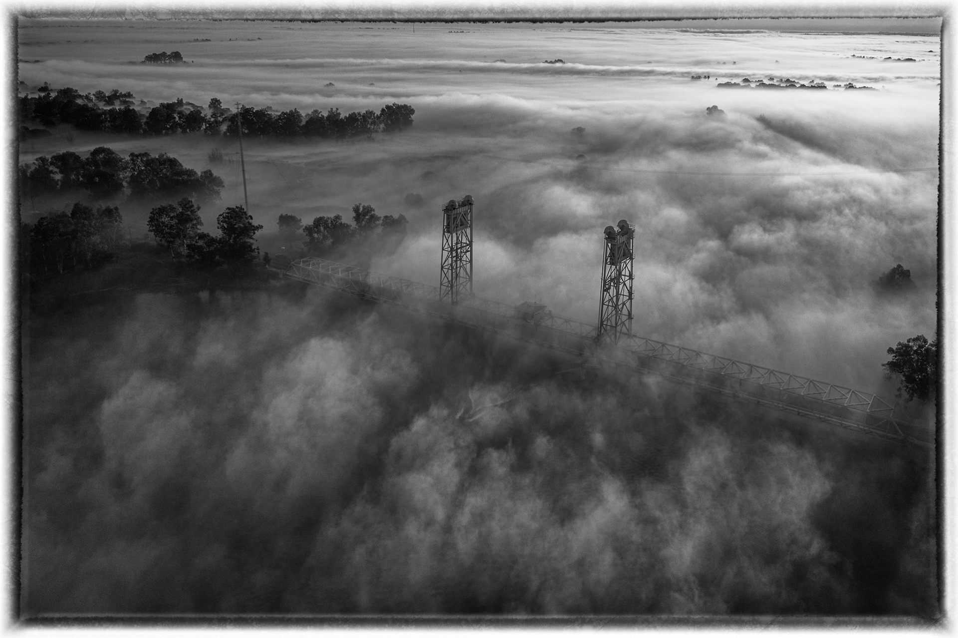 Fog near Rio Vista, CA