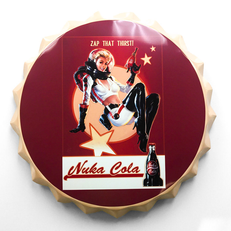 Nuka Cola Metal Sign