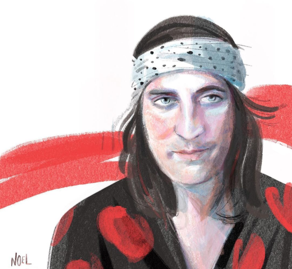 Noel Fielding, presenter: Sky Arts Portrait Artist of the Week