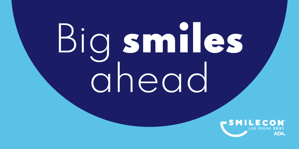 SmileCon Twitter graphic reading Big Smiles Ahead