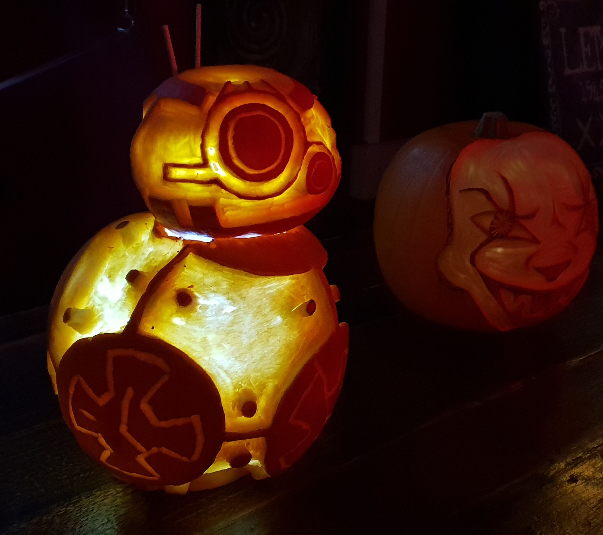 BB8 Robot Pumpkin