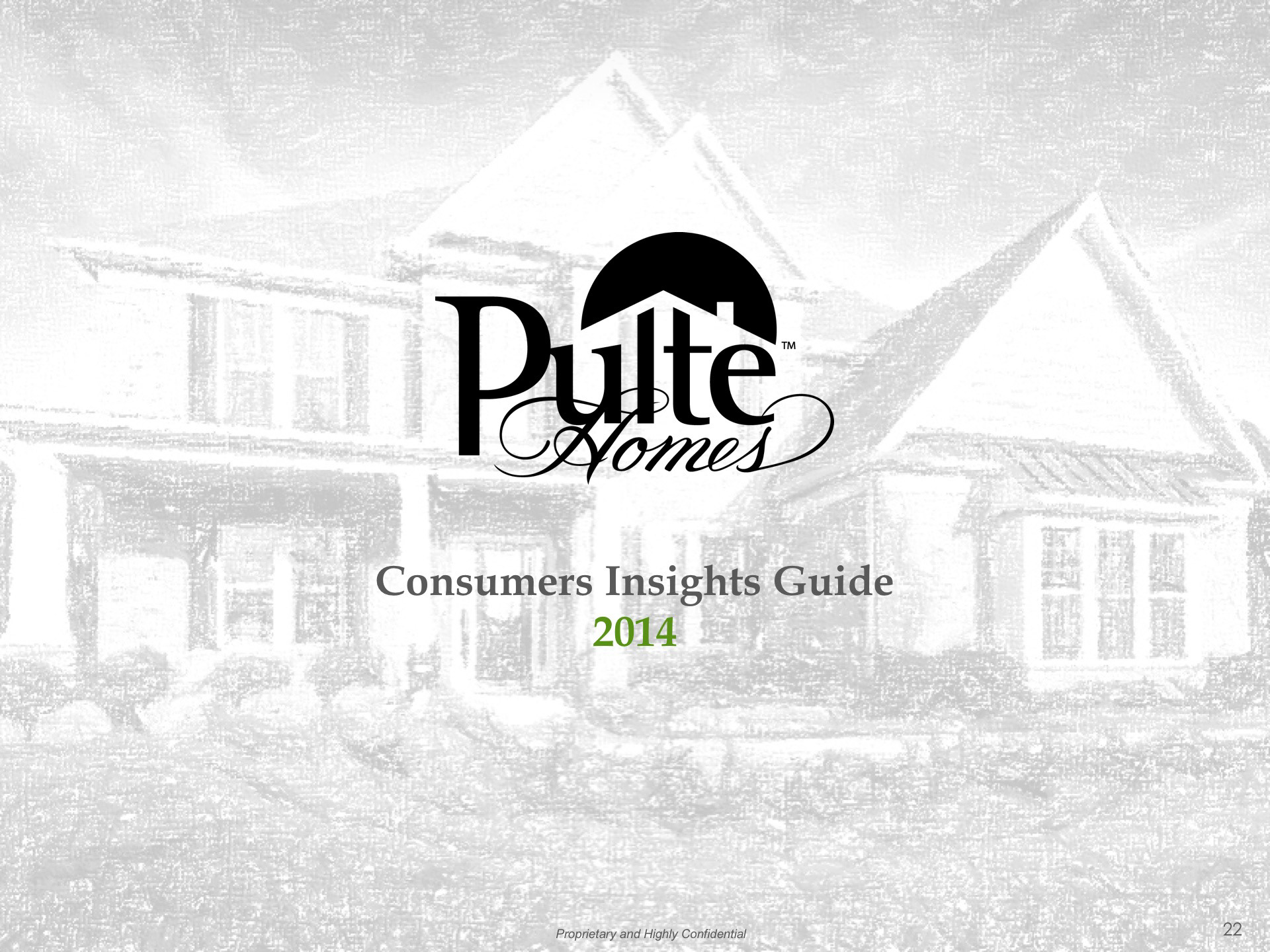 Cover page for Pulte Homes