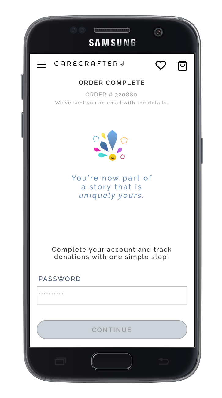 Possible Signup after Ordering
