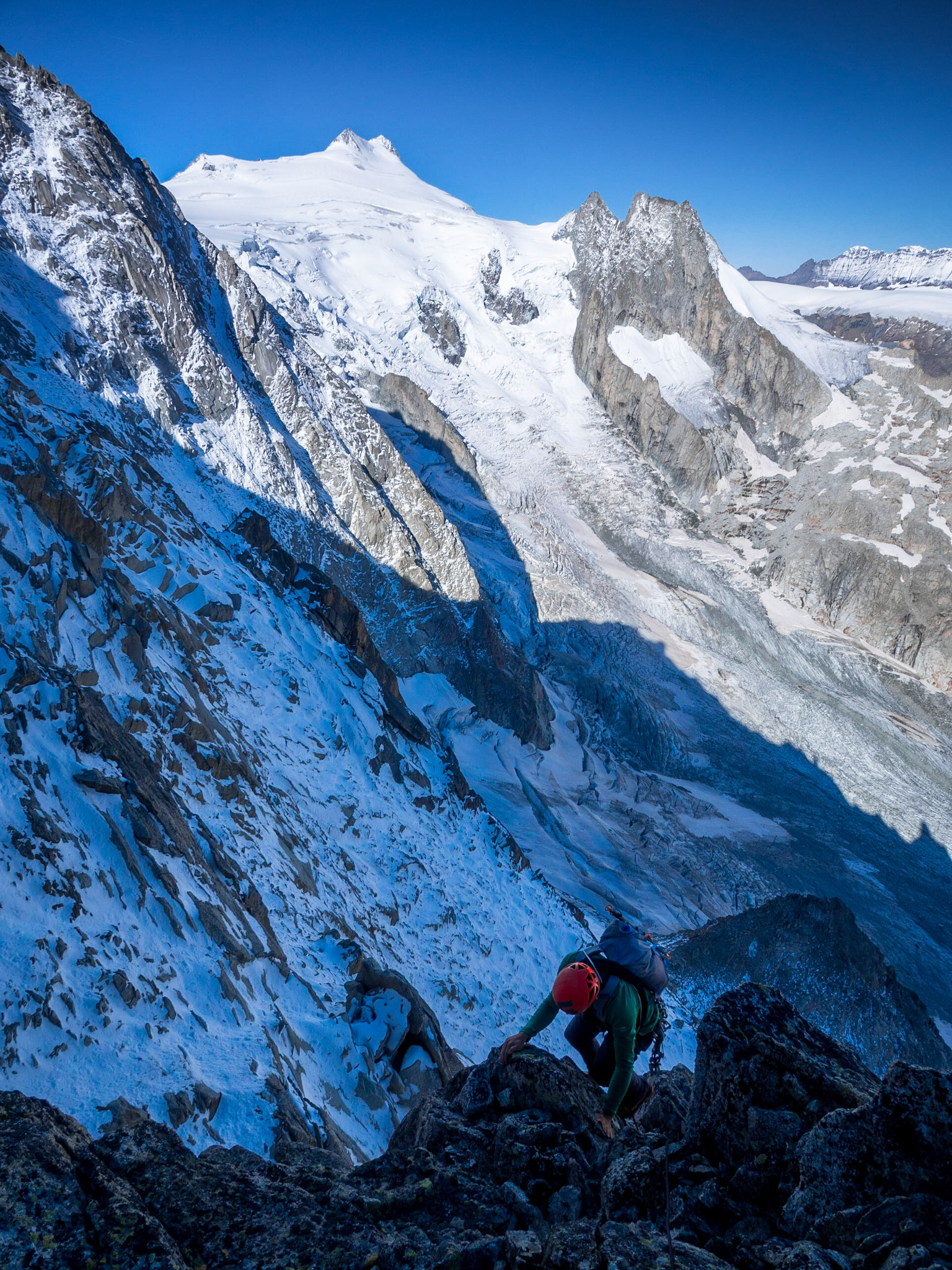 Blick auf den Beichgletscher
