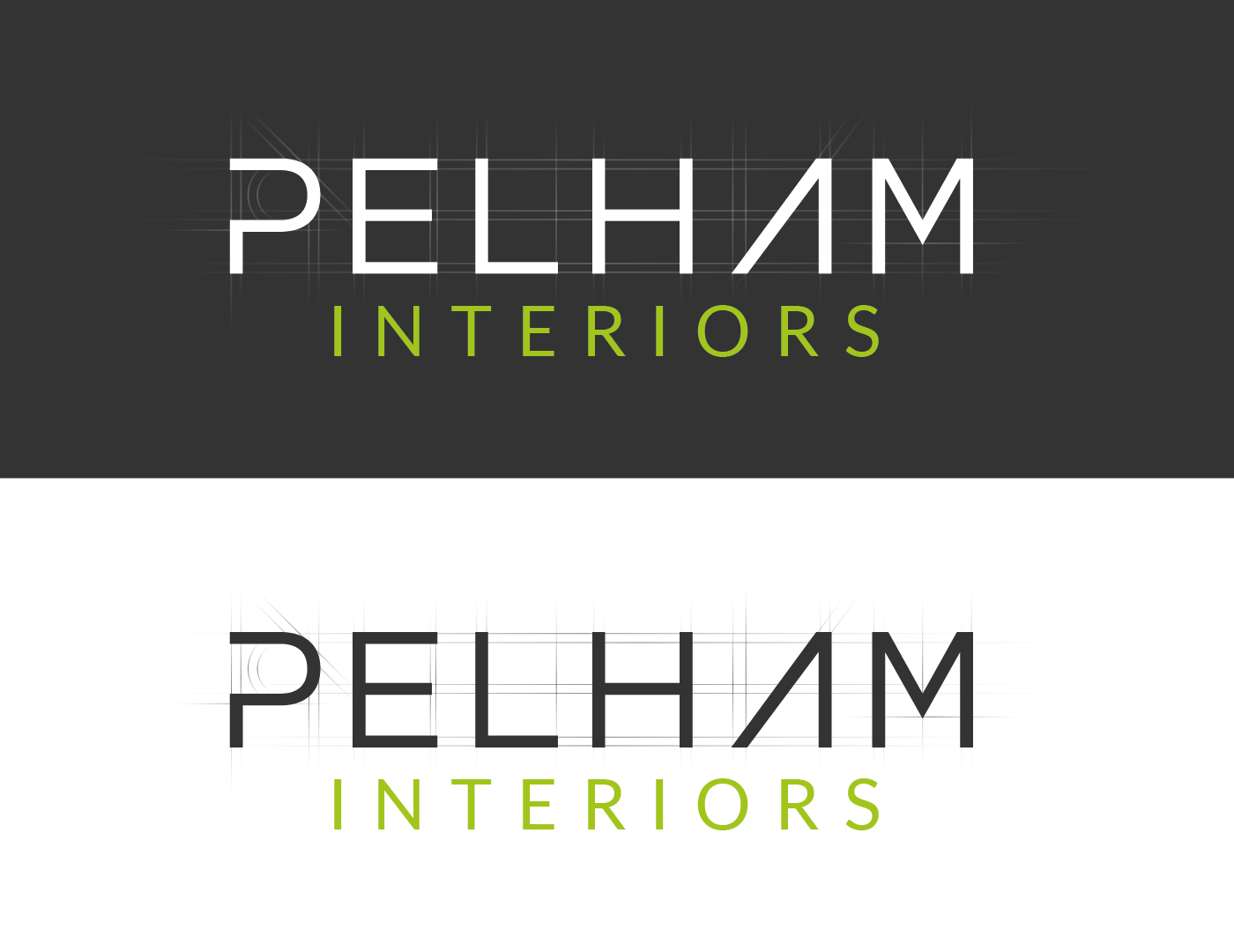 Caton Design Group - Pelham Interiors Logo Reversible