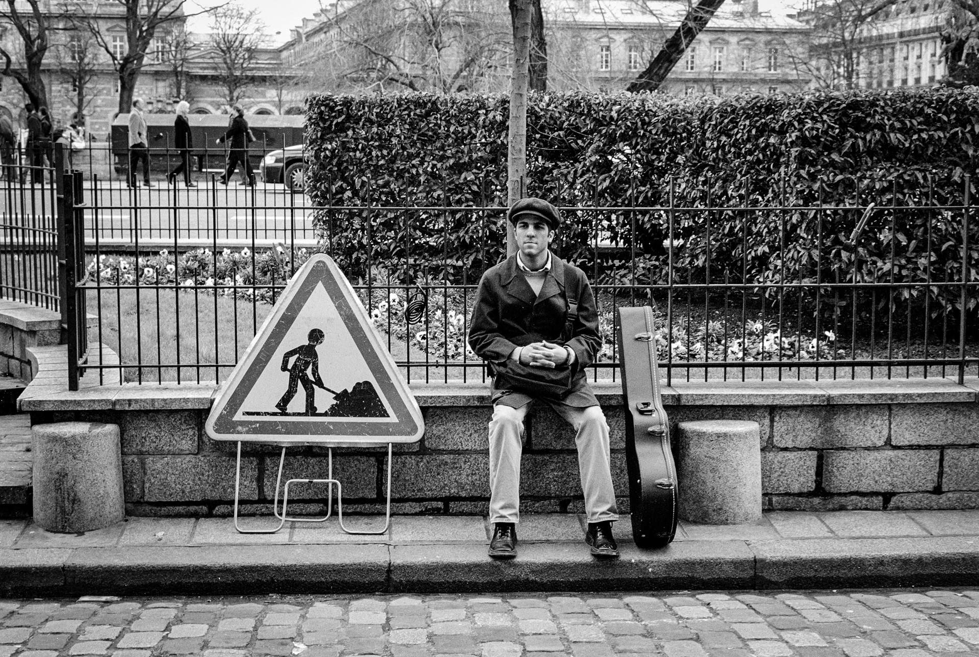 Man at work, Paris