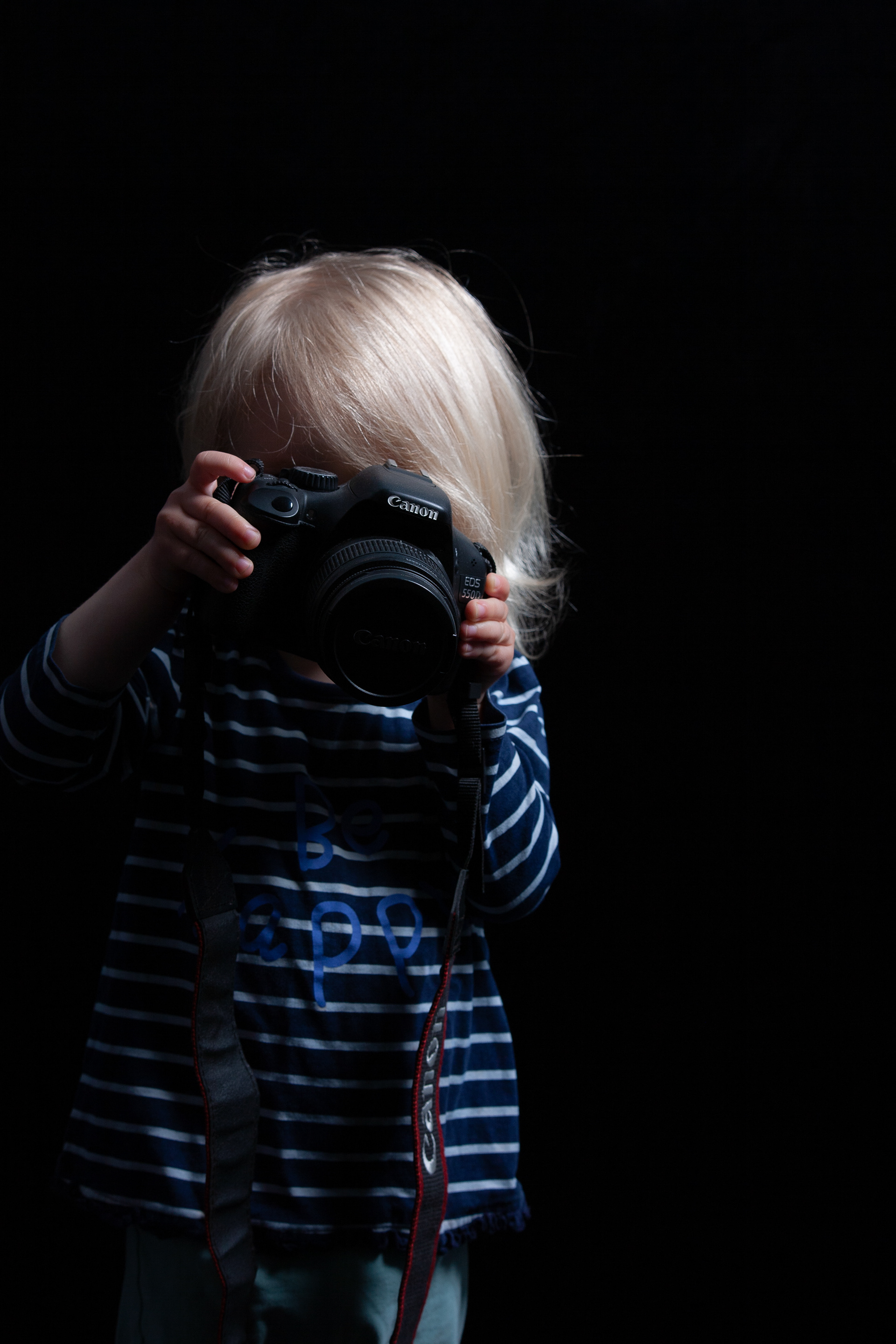 Millie being a photogrpaher in the studio