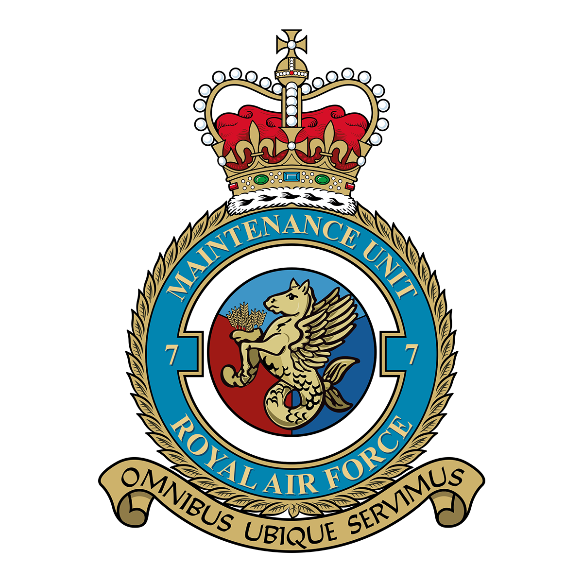 RAF Vector Badges - RAF Maintenance Units