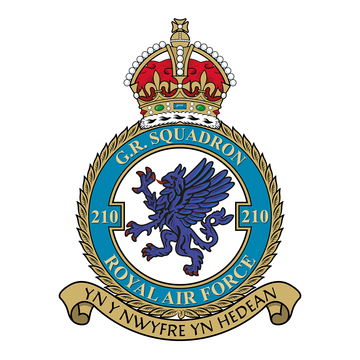 RAF Vector Badges - Tudor Crown Squadron Badges