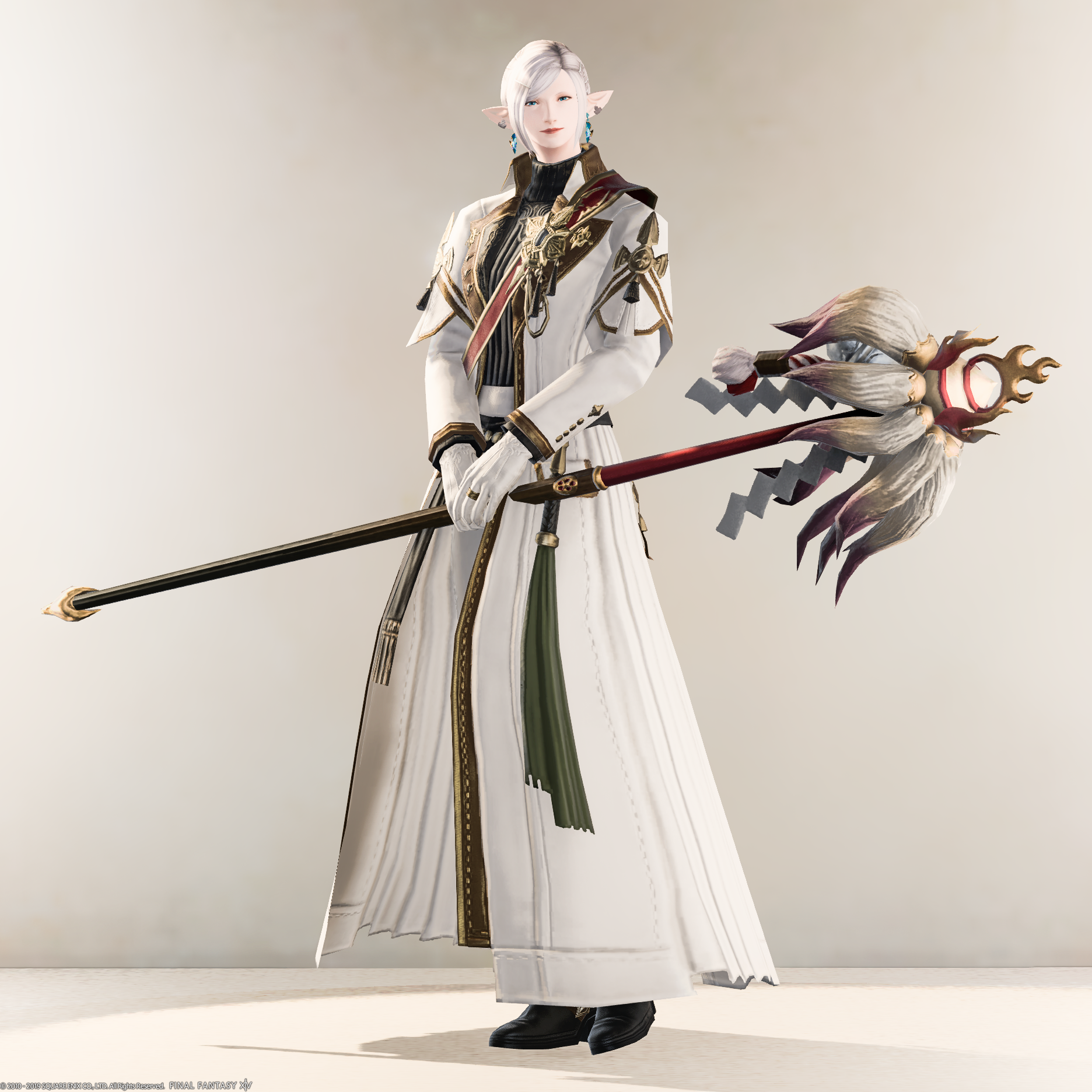 エオルゼアデータベース 白狐僧杖 Final Fantasy Xiv The Lodestone