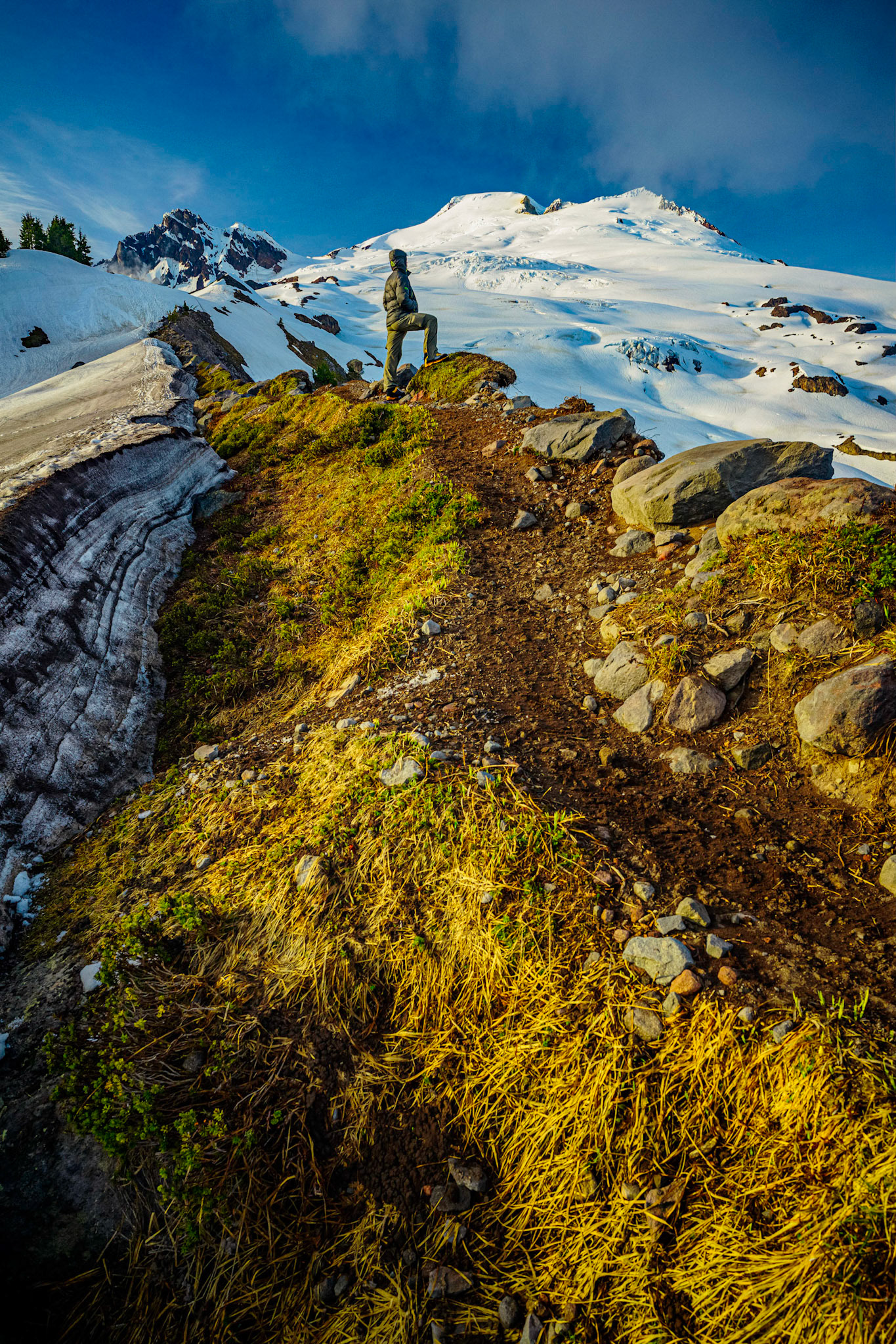 Mt. Baker in early spring