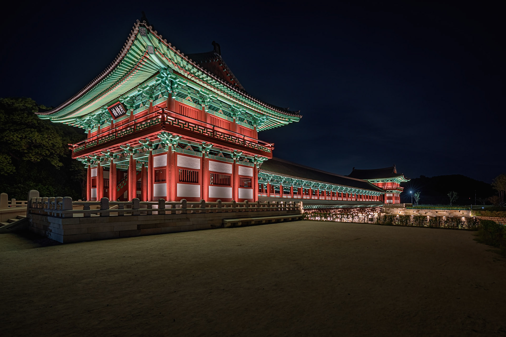 Gyeongju, South Korea - 22 May 2020: The Woljeonggyo Bridge was destroyed at one point, but has been well restored and is a worthwhile sight to add to a walking tour of Gyeongju.