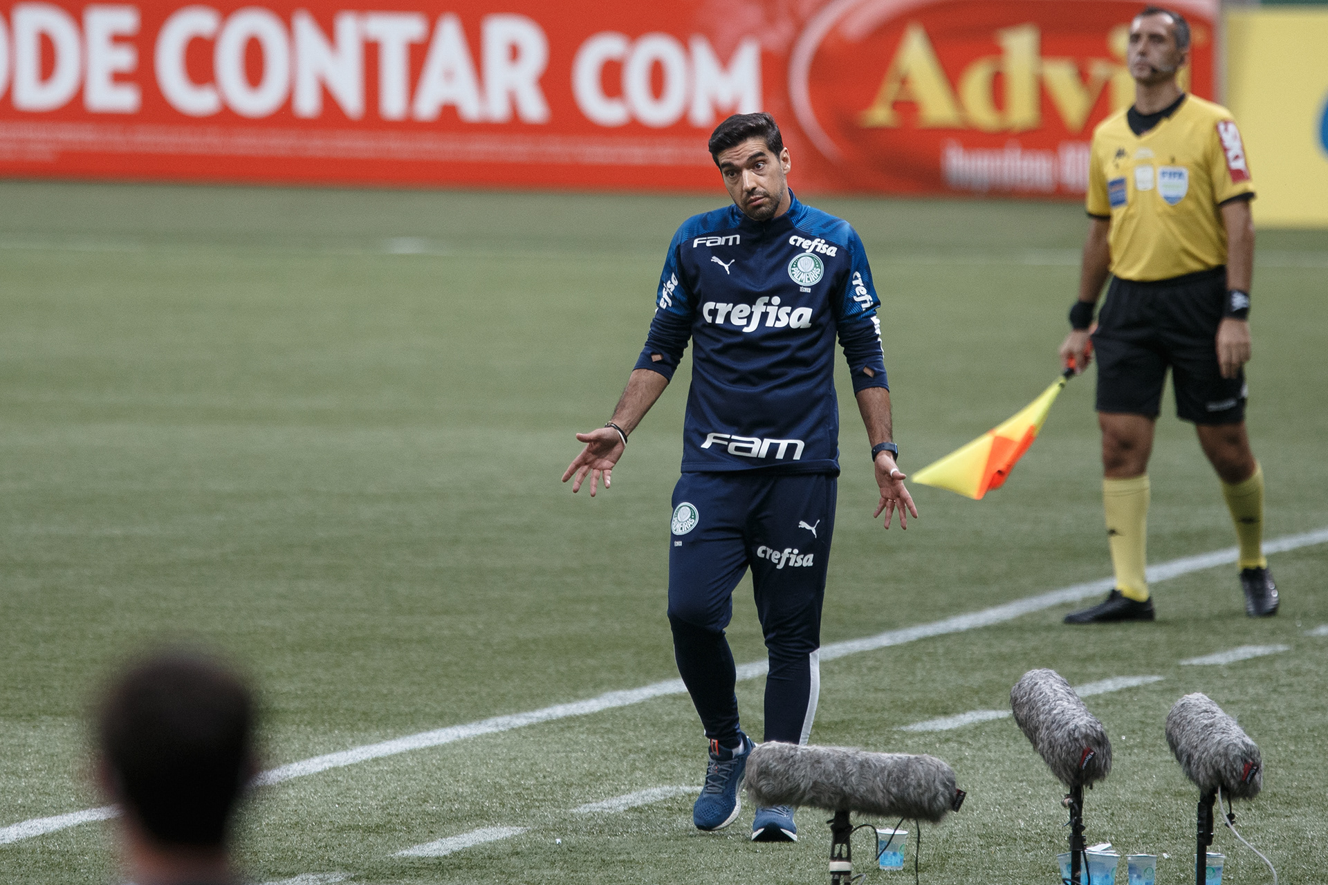 Abel Ferreira, técnico do Palmeiras durante final da Copa do Brasil 2020