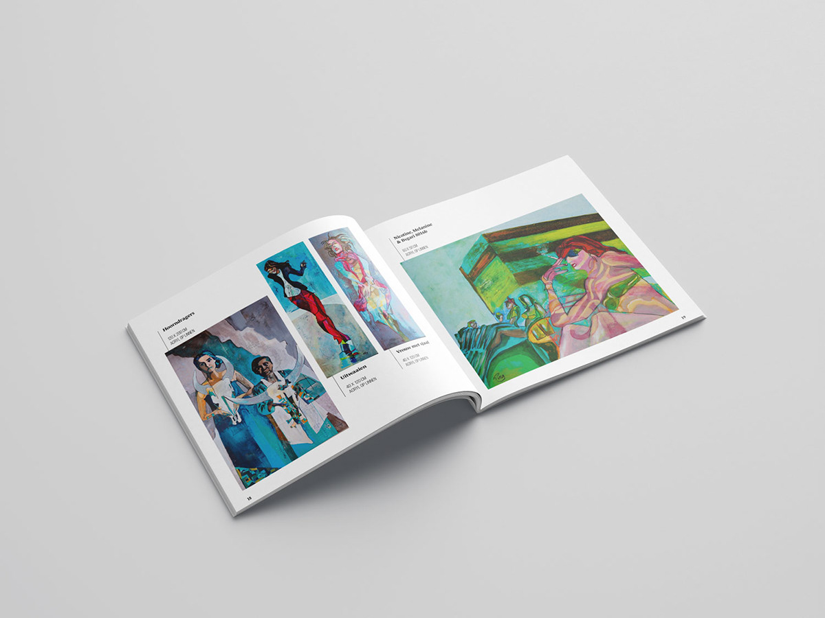 Erik Dijk Art catalogue design Ping Frederiks