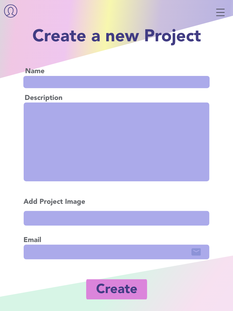 New Project Page