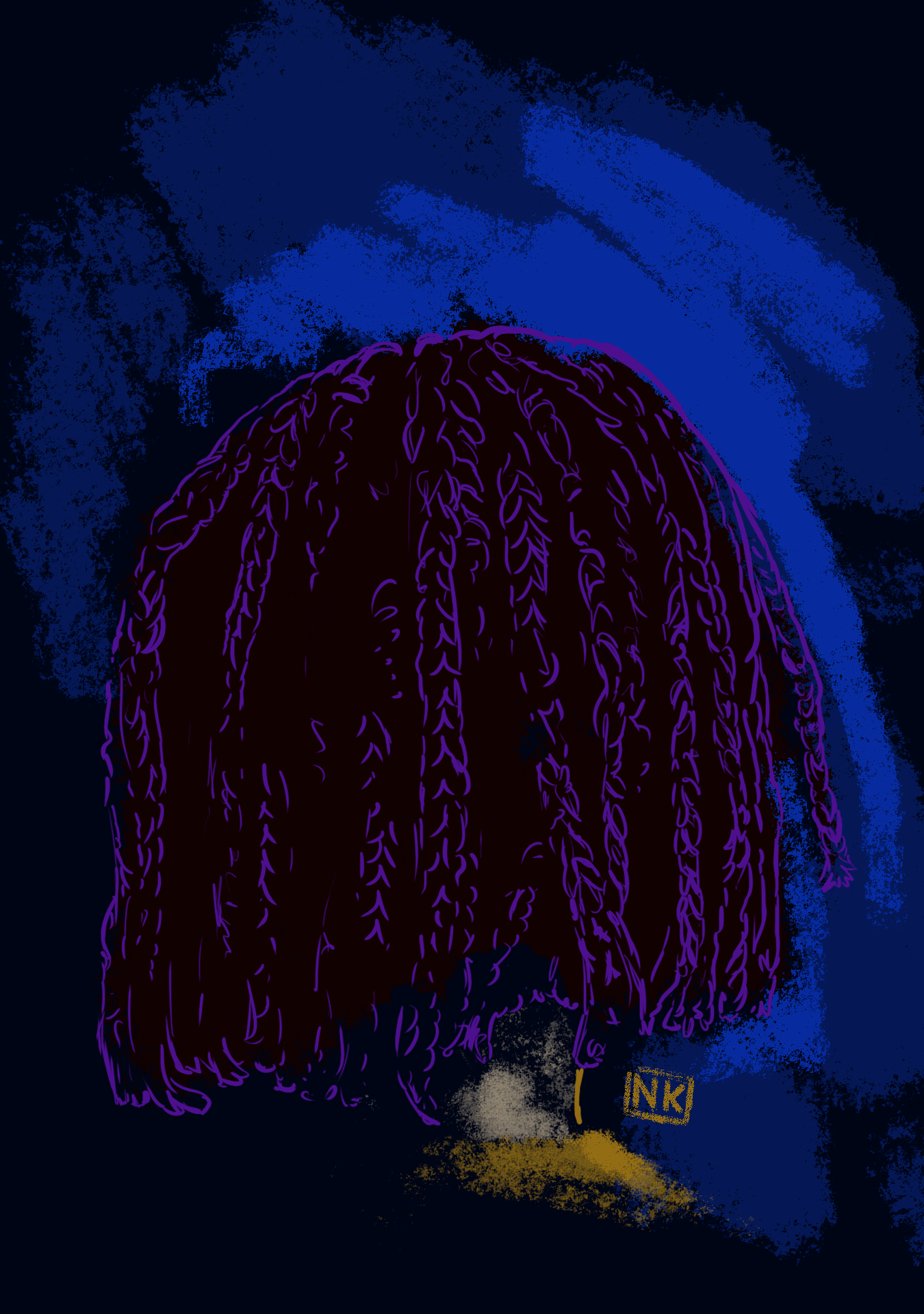 Lights Out (self portrait)