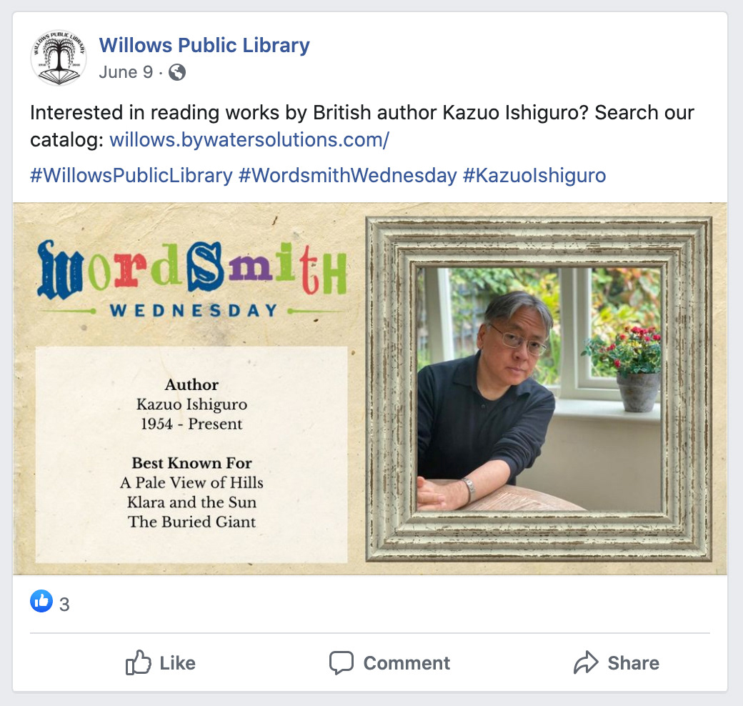 Weekly author feature