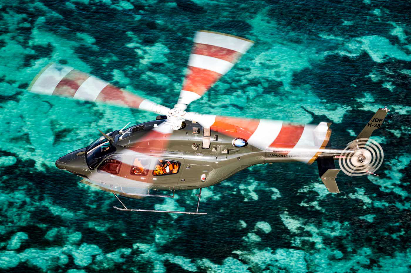 Bell 429 of the JDF Air Wing