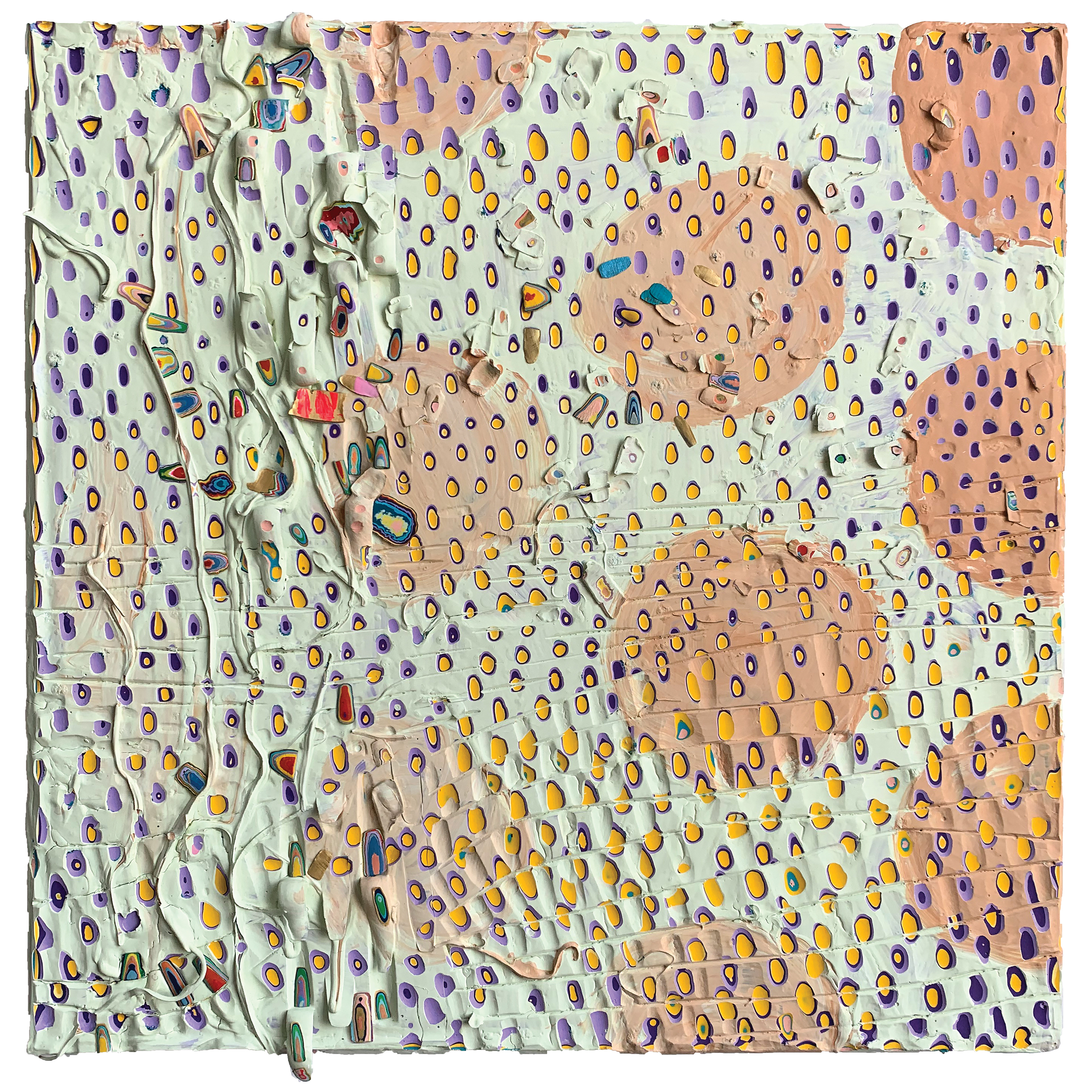 Transmogrify, 2019, 12in x 12in, Mixed Medium on Wood