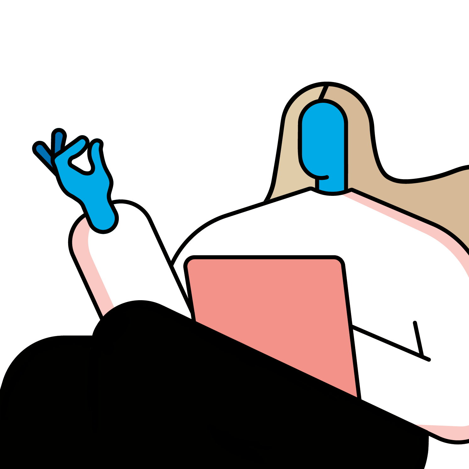 Characters Ville made portraying us designers.