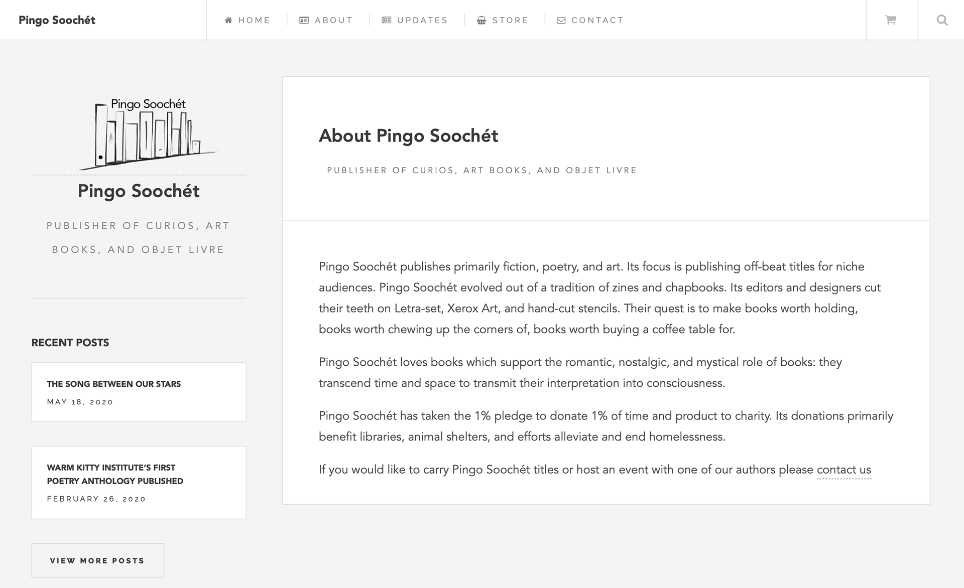 Image of publishers website