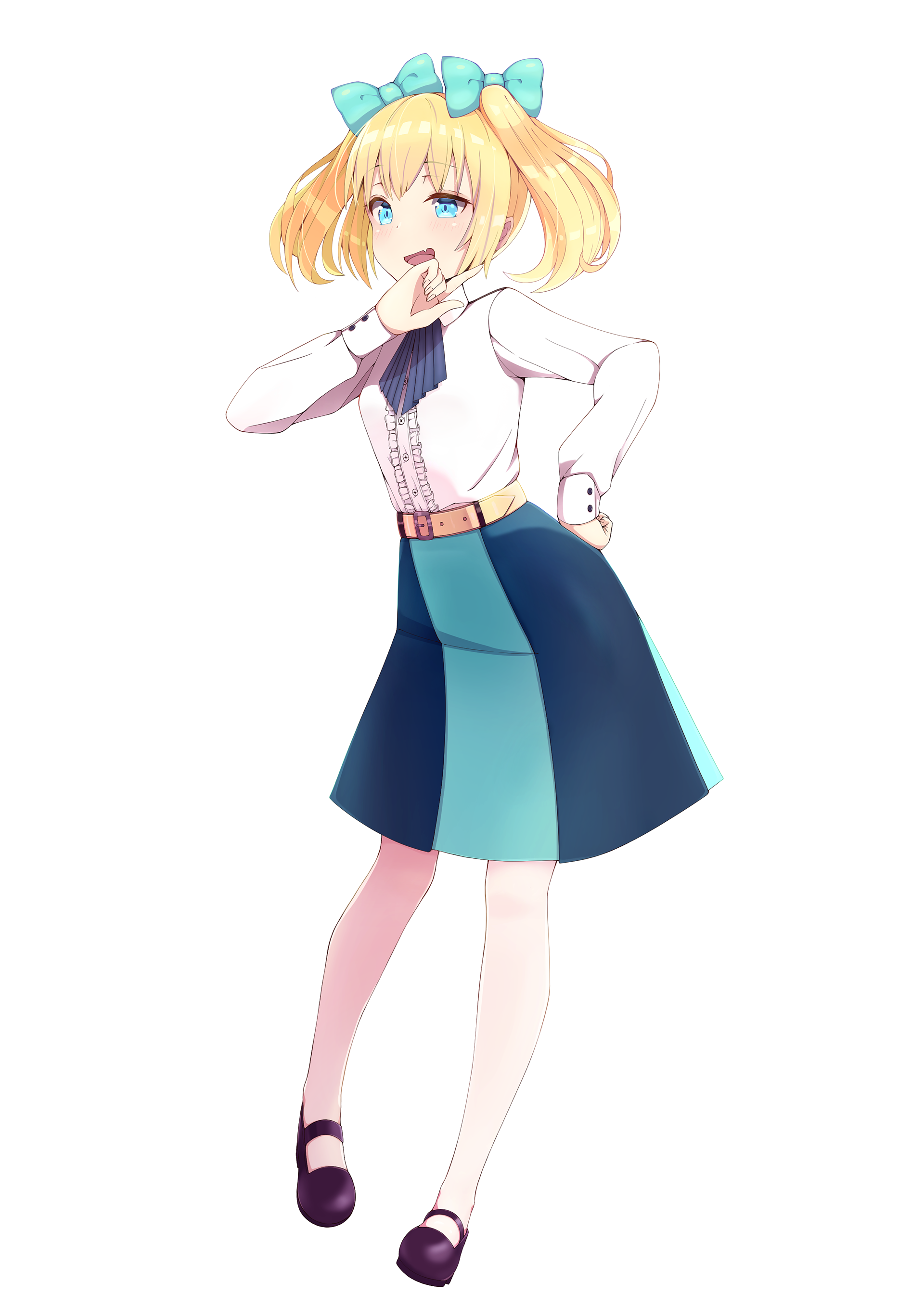 Illustrator Standtree 金髪ツインテ少女の立ち絵 Illustrator Standtree 金髪ツインテ少女の立ち絵