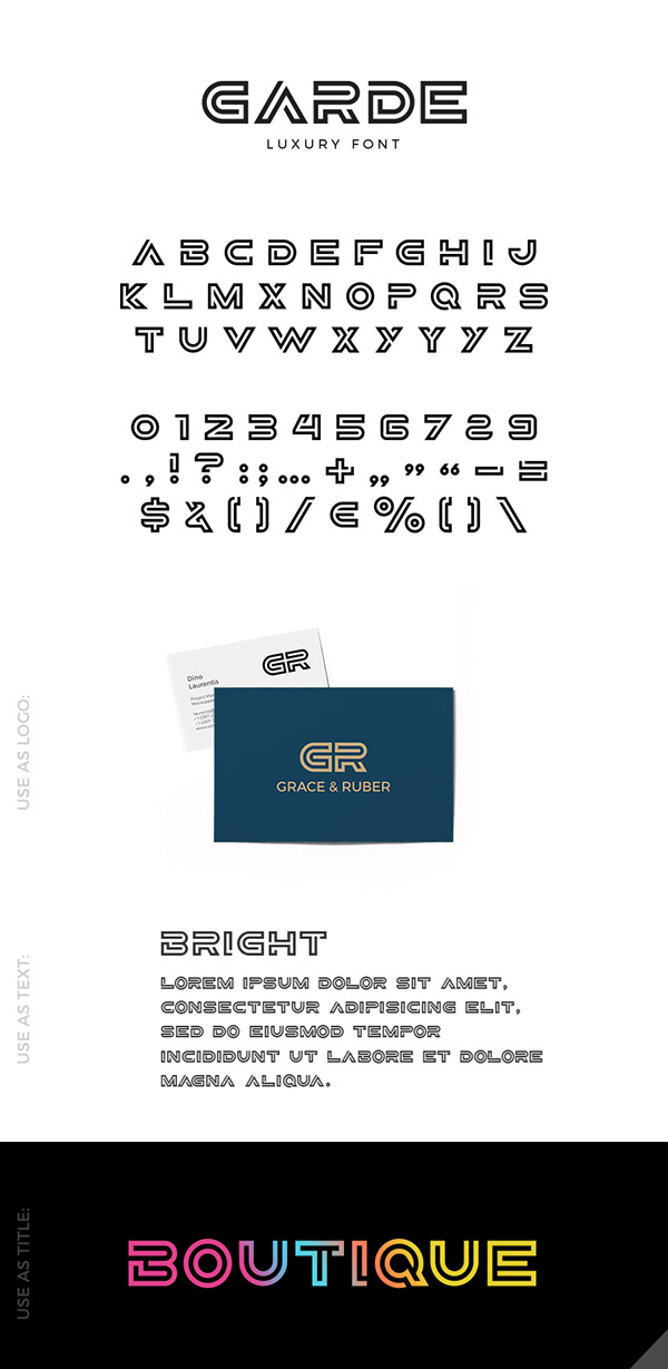 Sentavio - Garde font