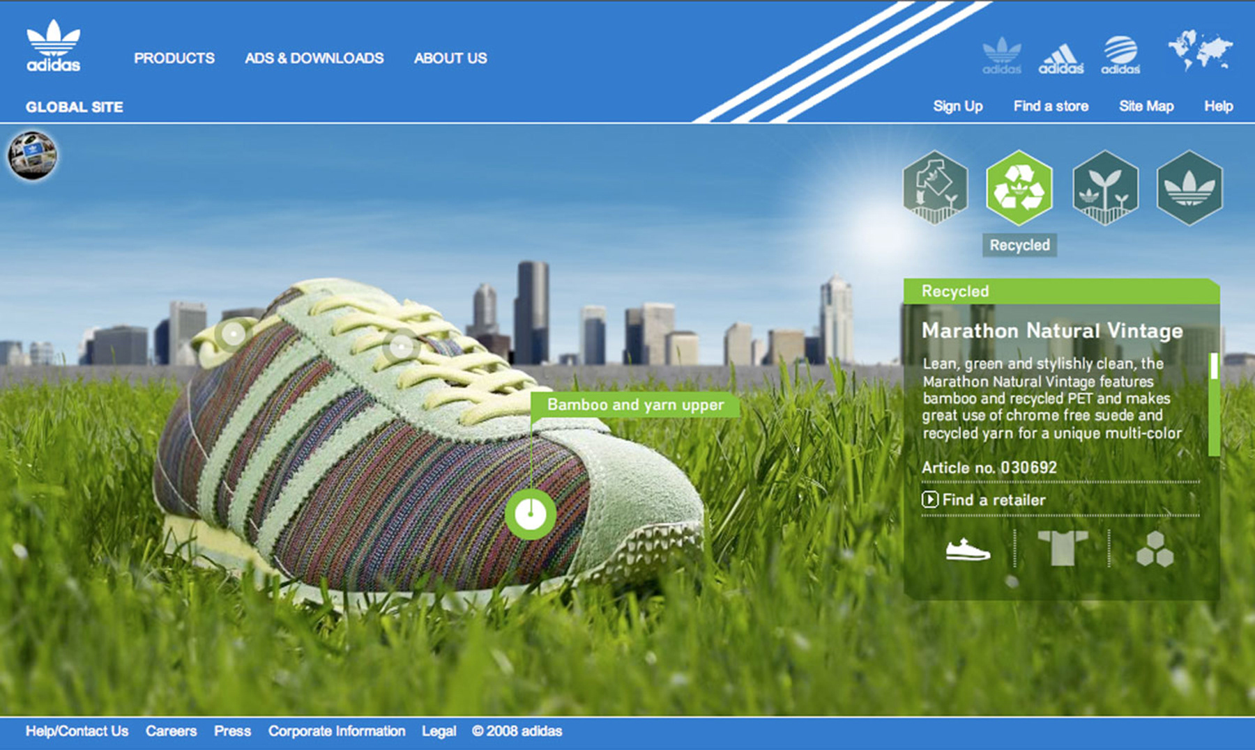 Site la. Adidas legalize. Project Report on adidas.