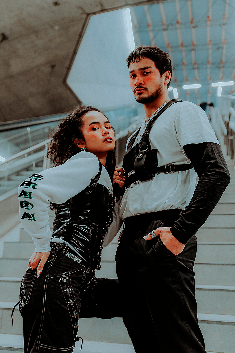 Caca and Daniel in Fradaismus Apparel (Dimas Faro)