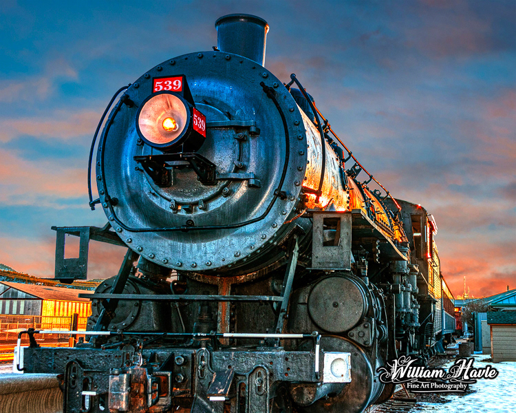 Grand Canyon Train 539 Evening