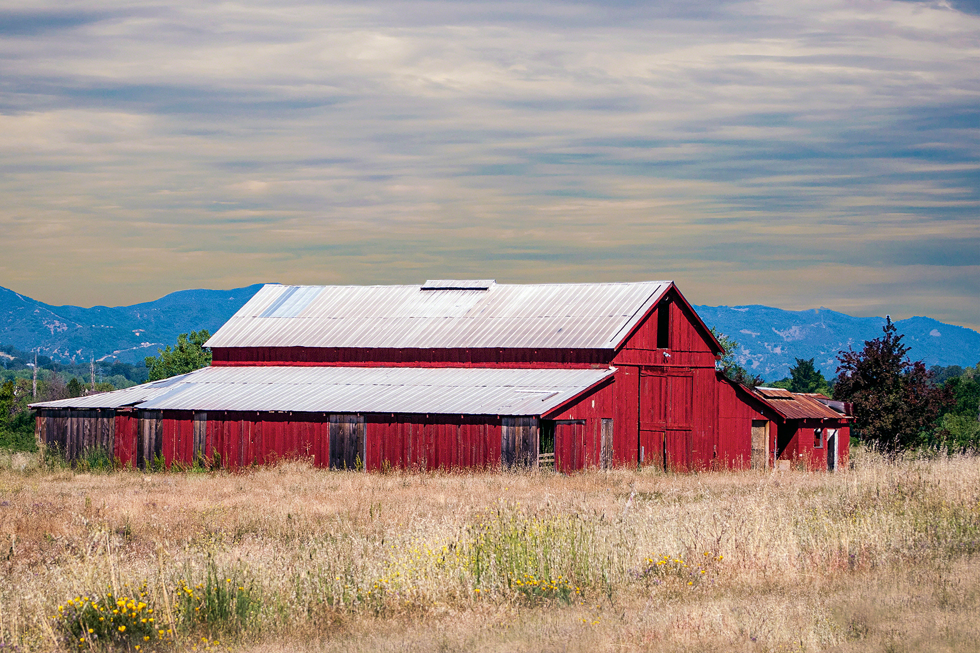 Red Barn in Lake County