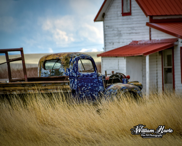 Old Truck At The Farmhouse
