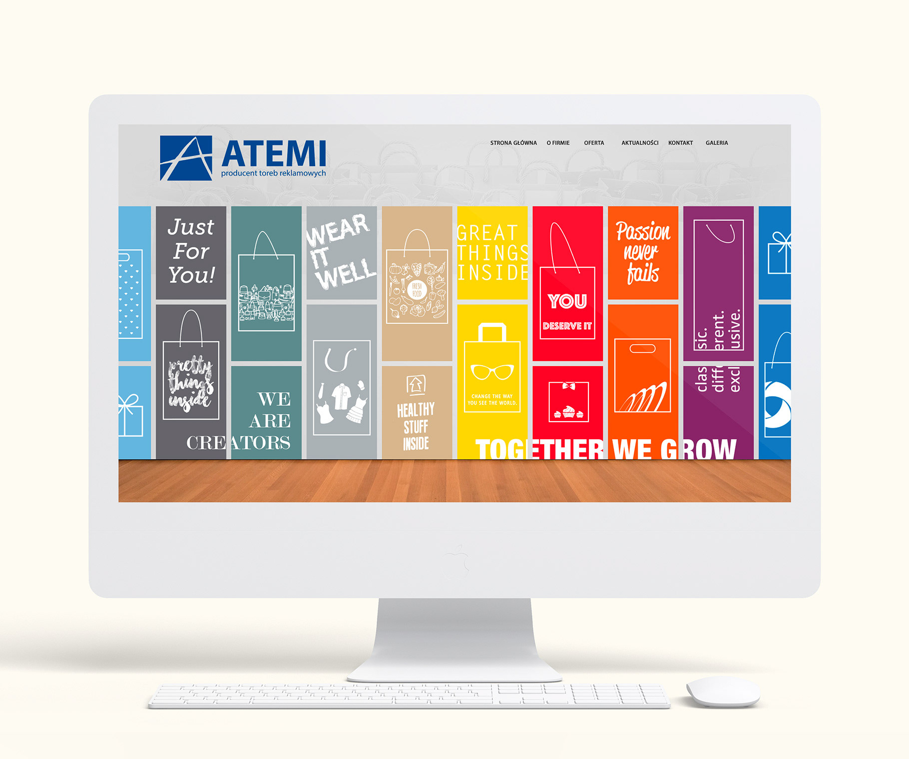 website - landing page