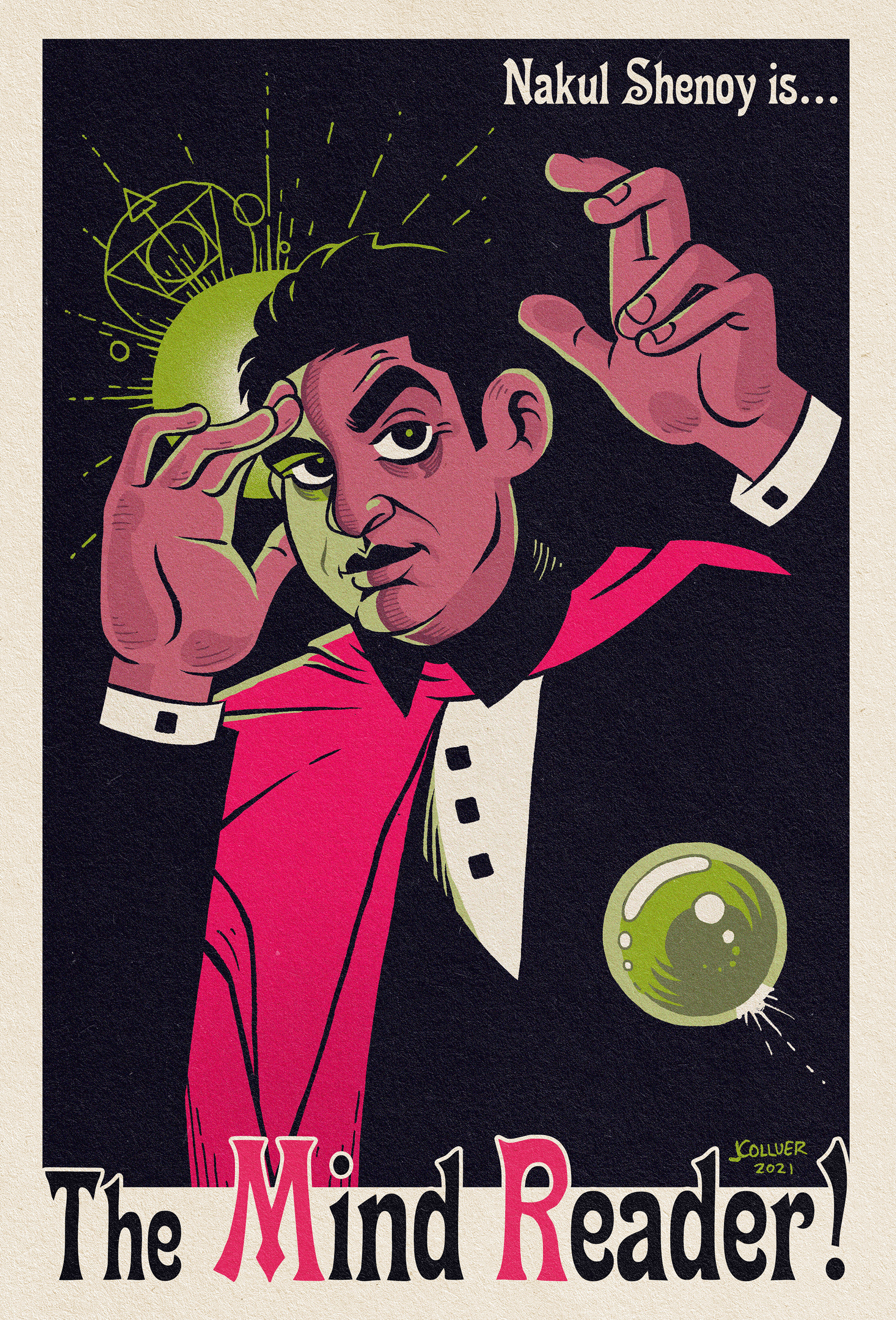 Portrait commission for magician (2021)