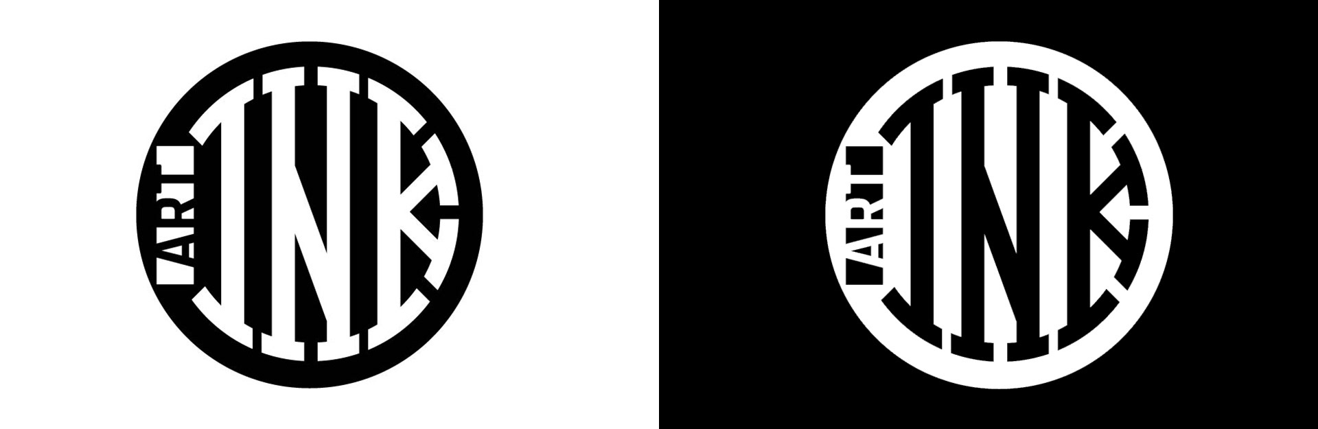 Logo Ink Art positiv/negativ