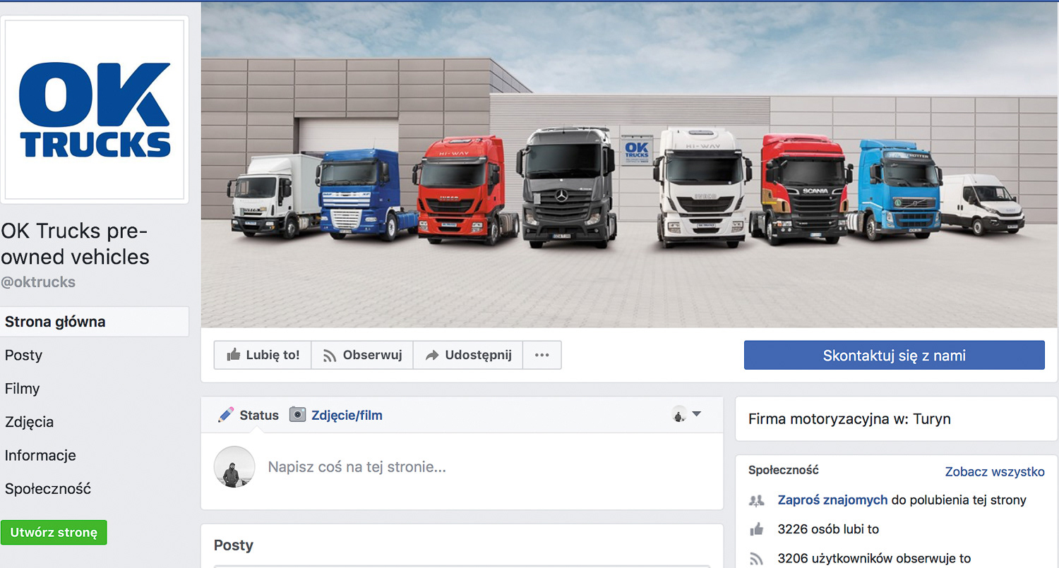 FACEBOOK OK TRUCKS, IVECO, fotografia motoryzacyjna CZASAMI.pl
